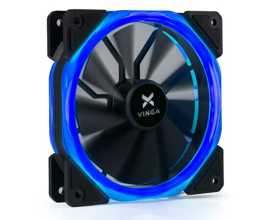 Кулер для корпуса Vinga LED fan-02 blue