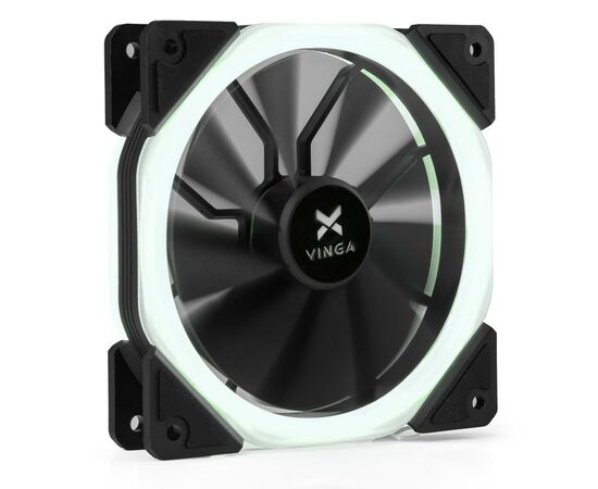 Кулер до корпусу Vinga LED fan-02 white