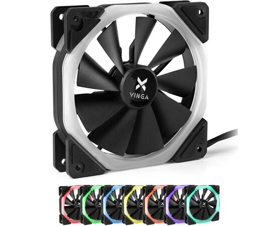 Кулер для корпуса Vinga RGB fan-03