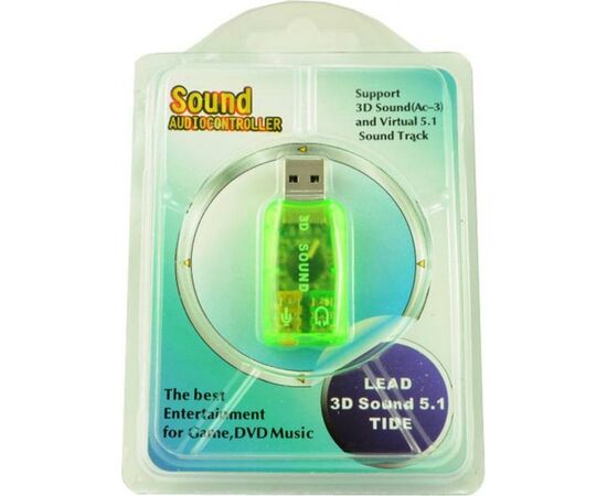 Звуковая плата Atcom USB-sound card (5.1) 3D sound (Windows 7 ready) (7807), изображение 3 Звуковая плата Atcom USB-sound card (5.1) 3D sound (Windows 7 ready) (7807), изображение 3