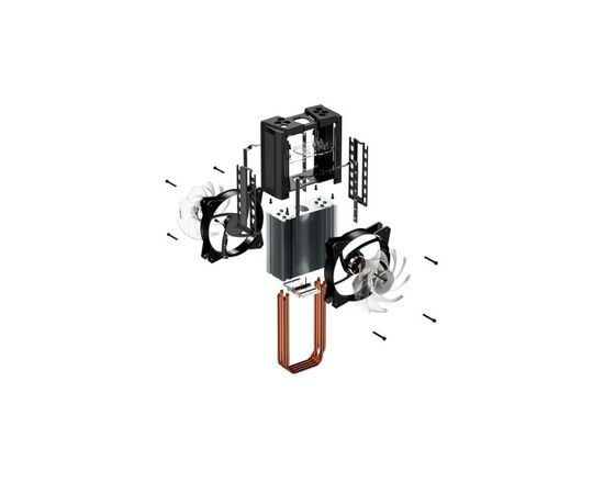 Кулер для процессора CoolerMaster MasterAir MA410M (MAM-T4PN-218PC-R1), изображение 4 Кулер для процессора CoolerMaster MasterAir MA410M (MAM-T4PN-218PC-R1), изображение 4