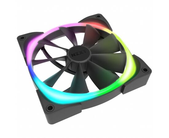 Кулер для корпуса NZXT Aer RGB 2 - Single (HF-28140-B1), изображение 2 Кулер для корпуса NZXT Aer RGB 2 - Single (HF-28140-B1), изображение 2