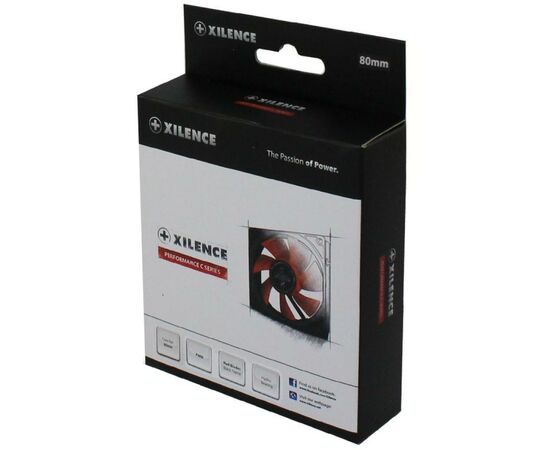 Кулер до корпусу Xilence XPF80.R.PWM (XF040), зображення 5 Кулер до корпусу Xilence XPF80.R.PWM (XF040), зображення 5