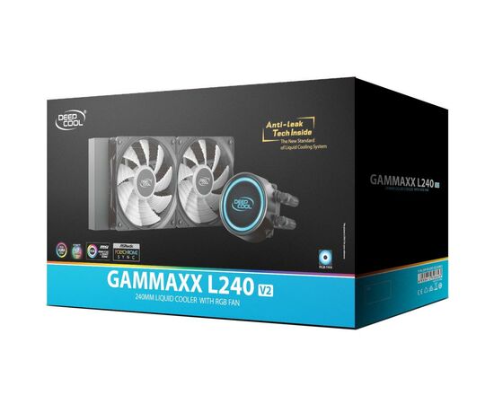 Система водного охлаждения Deepcool GAMMAXX L240 V2, изображение 10 Система водного охлаждения Deepcool GAMMAXX L240 V2, изображение 10