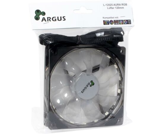 Кулер для корпуса Argus L-12025 Aura, изображение 2 Кулер для корпуса Argus L-12025 Aura, изображение 2