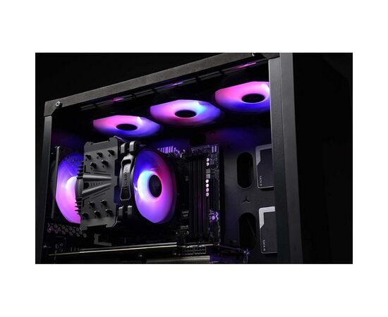 Кулер для процессора Enermax ETS-T50 AXE ARGB Black (ETS-T50A-BK-ARGB), изображение 7 Кулер для процессора Enermax ETS-T50 AXE ARGB Black (ETS-T50A-BK-ARGB), изображение 7