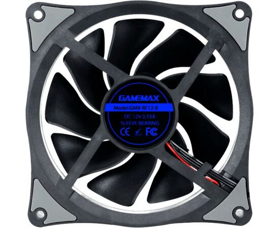 Кулер для корпуса Gamemax GMX-RF12-G, изображение 5 Кулер для корпуса Gamemax GMX-RF12-G, изображение 5