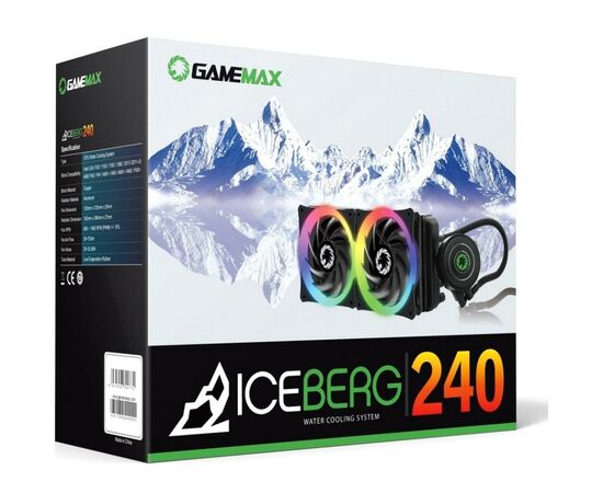 Система водного охлаждения Gamemax Iceberg 240, изображение 7 Система водного охлаждения Gamemax Iceberg 240, изображение 7