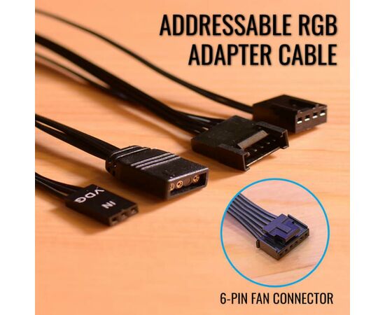 Кулер для корпуса AeroCool Astro 12 ARGB 6-pin, изображение 4