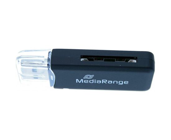 Считыватель флеш-карт Mediarange USB 2.0 black (MRCS506)