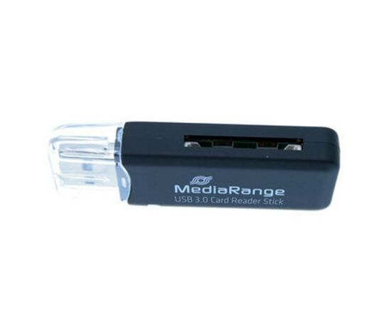 Зчитувач флеш-карт Mediarange USB 3.0 black (MRCS507), зображення 2 Зчитувач флеш-карт Mediarange USB 3.0 black (MRCS507), зображення 2