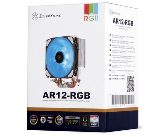 Кулер для процессора Silver Stone Stone ARGON (SST-AR12-RGB), изображение 7 Кулер для процессора Silver Stone Stone ARGON (SST-AR12-RGB), изображение 7