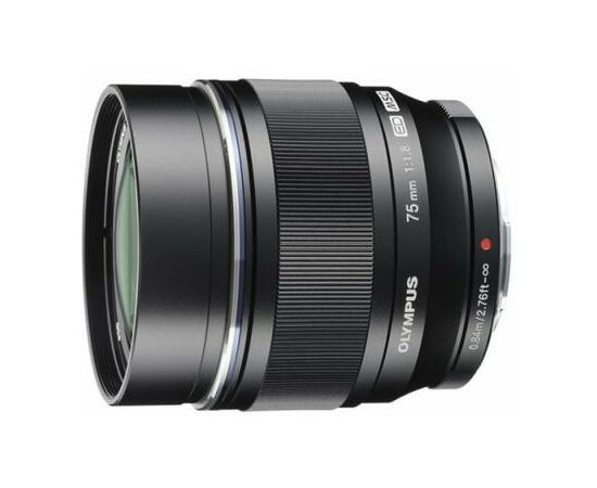 Объектив Olympus ET-M7518 75mm 1:1.8 Black (V311040BE000), изображение 2 Объектив Olympus ET-M7518 75mm 1:1.8 Black (V311040BE000), изображение 2