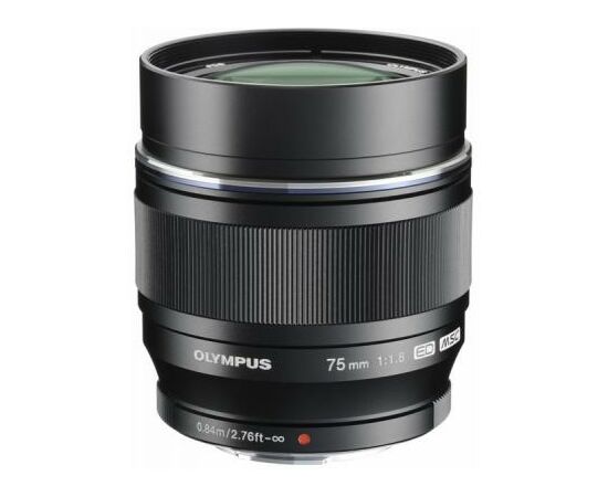 Об'єктив Olympus ET-M7518 75mm 1:1.8 Black (V311040BE000)