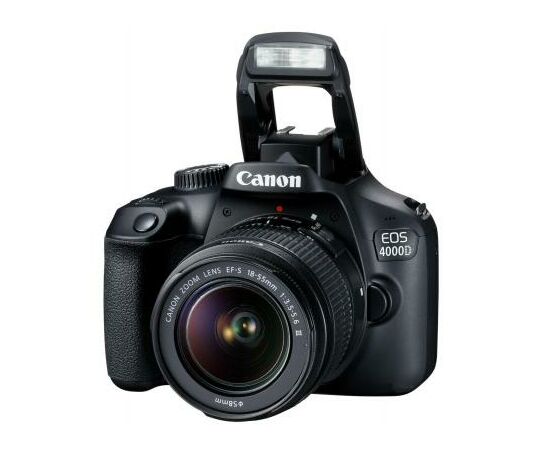 Цифровой фотоаппарат Canon EOS 4000D 18-55 DC III kit (3011C004), изображение 2 Цифровой фотоаппарат Canon EOS 4000D 18-55 DC III kit (3011C004), изображение 2