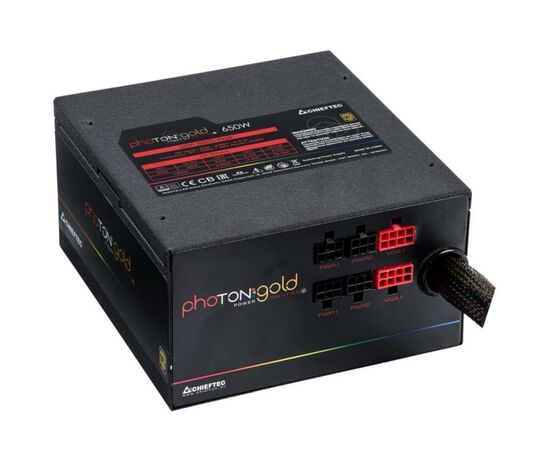 Блок живлення Chieftec 650W (GDP-650C-RGB), зображення 2 Блок живлення Chieftec 650W (GDP-650C-RGB), зображення 2
