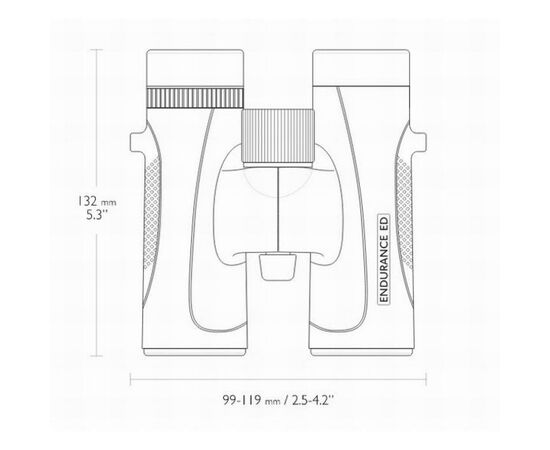 Бинокль Hawke Endurance Top Hinge ED 10x32 (Green) (36203), изображение 2 Бинокль Hawke Endurance Top Hinge ED 10x32 (Green) (36203), изображение 2