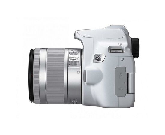 Цифровой фотоаппарат Canon EOS 250D 18-55 IS White (3458C003AA), изображение 7 Цифровой фотоаппарат Canon EOS 250D 18-55 IS White (3458C003AA), изображение 7
