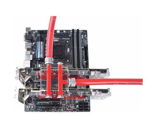 Термінал для CBO ThermalTake Pacific VGA Bridge Dual Series 3-Slot Transparent (CL-W136-PL00TR-A), зображення 5 Термінал для CBO ThermalTake Pacific VGA Bridge Dual Series 3-Slot Transparent (CL-W136-PL00TR-A), зображення 5