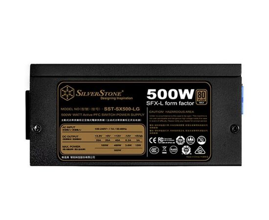 Блок питания Silver Stone 500W STRIDER SX500-LG (SST-SX500-LG), изображение 3