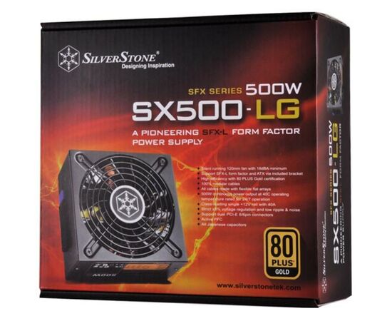 Блок питания Silver Stone 500W STRIDER SX500-LG (SST-SX500-LG), изображение 7