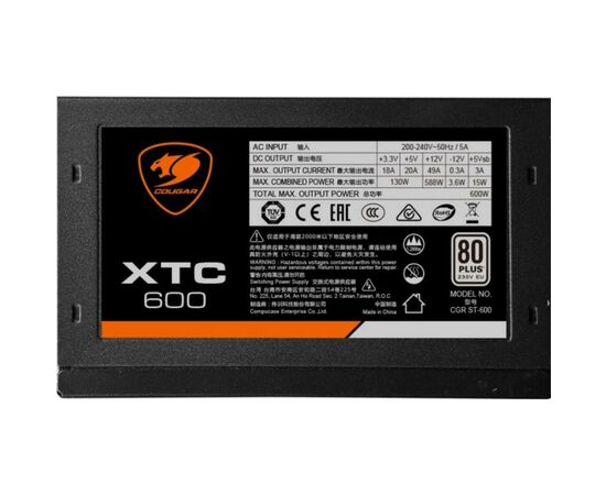 Блок питания Cougar 600W (XTC600), изображение 5 Блок питания Cougar 600W (XTC600), изображение 5