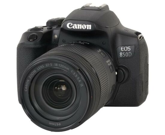 Цифровий фотоапарат Canon EOS 850D kit 18-135 IS nano USM Black (3925C021)