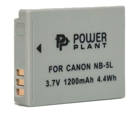 Аккумулятор к фото/видео PowerPlant Canon NB-5L (DV00DV1160), изображение 2 Аккумулятор к фото/видео PowerPlant Canon NB-5L (DV00DV1160), изображение 2