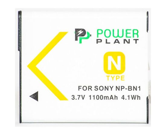 Аккумулятор к фото/видео PowerPlant Sony NP-BN1 (DV00DV1278), изображение 2 Аккумулятор к фото/видео PowerPlant Sony NP-BN1 (DV00DV1278), изображение 2
