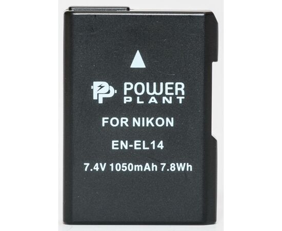 Акумулятор до фото/відео PowerPlant Nikon EN-EL14 Chip (D3100, D3200, D5100) (DV00DV1290)