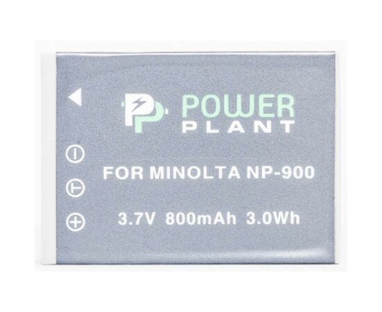 Аккумулятор к фото/видео PowerPlant Minolta NP-900,Li-80B (DV00DV1070), изображение 2 Аккумулятор к фото/видео PowerPlant Minolta NP-900,Li-80B (DV00DV1070), изображение 2
