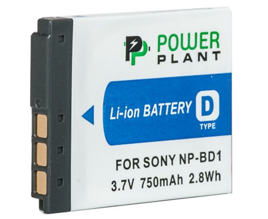 Акумулятор до фото/відео PowerPlant Sony NP-BD1, NP-FD1 (DV00DV1204)
