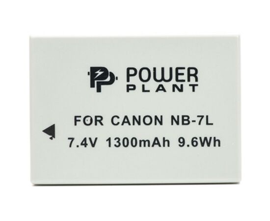 Акумулятор до фото/відео PowerPlant Canon NB-7L (DV00DV1234), зображення 2 Акумулятор до фото/відео PowerPlant Canon NB-7L (DV00DV1234), зображення 2