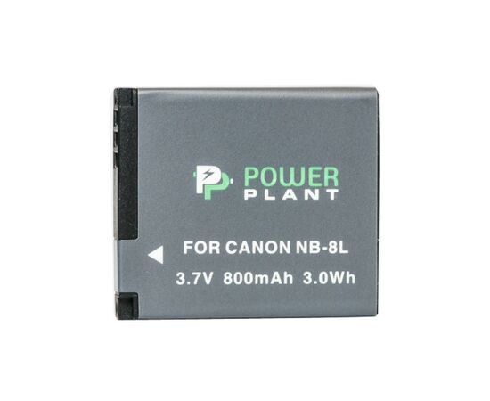 Аккумулятор к фото/видео PowerPlant Canon NB-8L (DV00DV1256), изображение 2 Аккумулятор к фото/видео PowerPlant Canon NB-8L (DV00DV1256), изображение 2