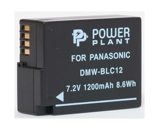 Аккумулятор к фото/видео PowerPlant Panasonic DMW-BLC12, DMW-GH2 (DV00DV1297)