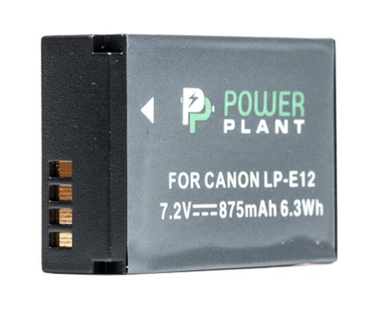 Аккумулятор к фото/видео PowerPlant Canon LP-E12 (DV00DV1311)