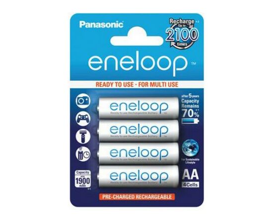 Аккумулятор Panasonic Eneloop 1900mAh NI-MH * 4 (BK-3MCCE/4BE)