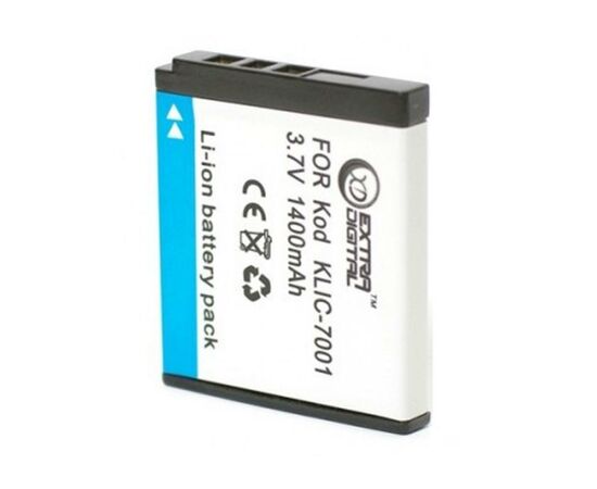 Акумулятор до фото/відео Extradigital Kodak KLIC-7001 (DV00DV1153), зображення 2 Акумулятор до фото/відео Extradigital Kodak KLIC-7001 (DV00DV1153), зображення 2