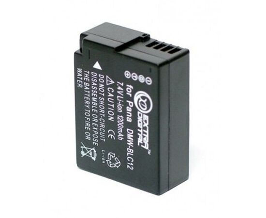 Акумулятор до фото/відео Extradigital Panasonic DMW-BLC12 (BDP2567), зображення 2 Акумулятор до фото/відео Extradigital Panasonic DMW-BLC12 (BDP2567), зображення 2