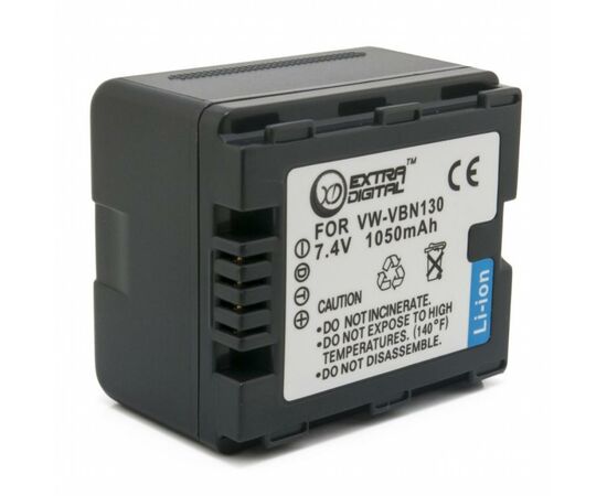 Акумулятор до фото/відео Extradigital Panasonic VW-VBN130 (DV00DV1361)