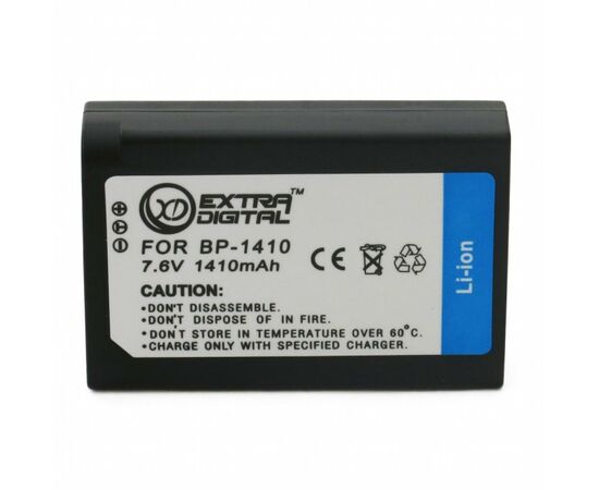 Аккумулятор к фото/видео Extradigital Samsung BP1410 (BDS2684), изображение 2 Аккумулятор к фото/видео Extradigital Samsung BP1410 (BDS2684), изображение 2