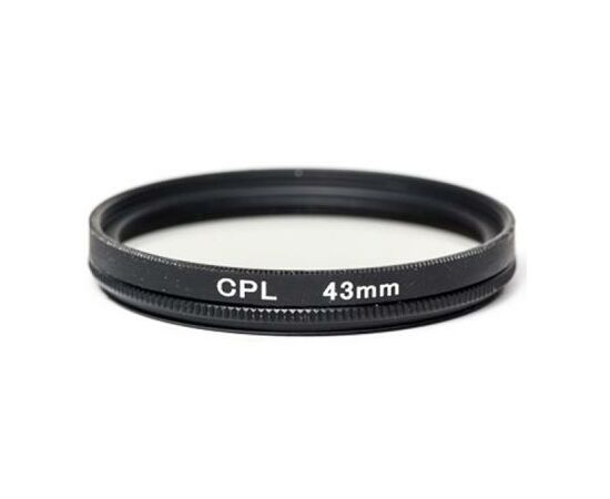 Світлофільтр PowerPlant CPL 43 мм (CPLF43)
