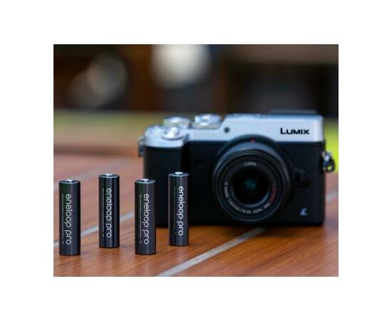 Аккумулятор Panasonic Eneloop Pro AA 2500mAh NI-MH * 4 (BK-3HCDE/4BE), изображение 3 Аккумулятор Panasonic Eneloop Pro AA 2500mAh NI-MH * 4 (BK-3HCDE/4BE), изображение 3