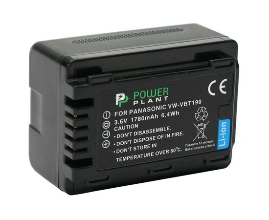 Аккумулятор к фото/видео PowerPlant Panasonic VW-VBT190 (DV00DV1412)