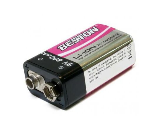 Аккумулятор Beston CR-9V 800mAh Li-ion (AAB1823), изображение 3 Аккумулятор Beston CR-9V 800mAh Li-ion (AAB1823), изображение 3