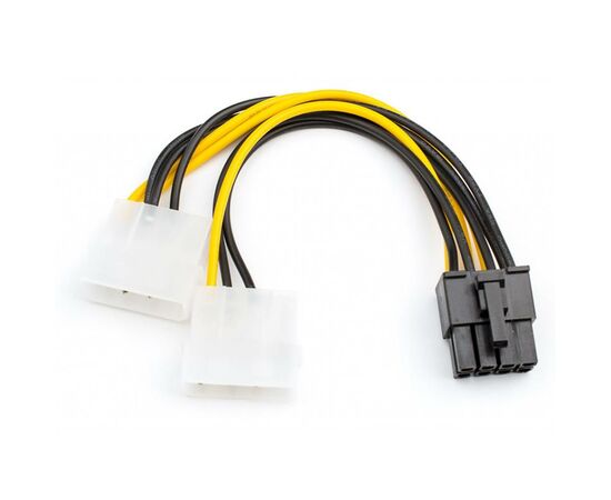 Кабель питания Video power 8pin to 2molex Atcom (8604), изображение 2 Кабель питания Video power 8pin to 2molex Atcom (8604), изображение 2