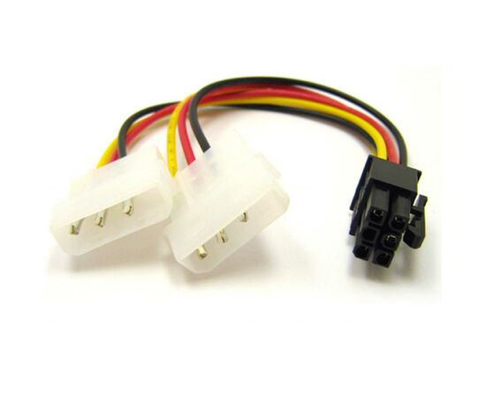Кабель живлення Video power 6pin to 2molex Atcom (16185)