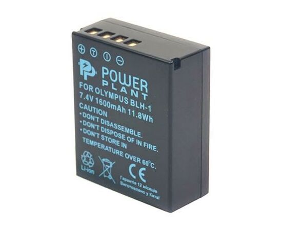 Акумулятор до фото/відео PowerPlant Olympus BLH-1 1600mAh (CB970148)