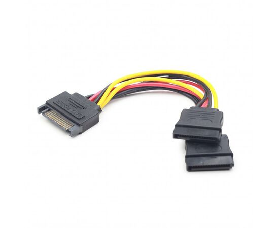 Кабель живлення SATA power 0.15m Cablexpert (CC-SATAM2F-01), зображення 2 Кабель живлення SATA power 0.15m Cablexpert (CC-SATAM2F-01), зображення 2