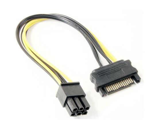 Кабель питания PCI express 6-pin power 0.2m Cablexpert (CC-PSU-SATA), изображение 2 Кабель питания PCI express 6-pin power 0.2m Cablexpert (CC-PSU-SATA), изображение 2